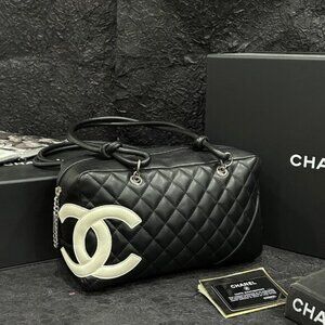 CHANEL Cambon Ligne Bowler Bag Black